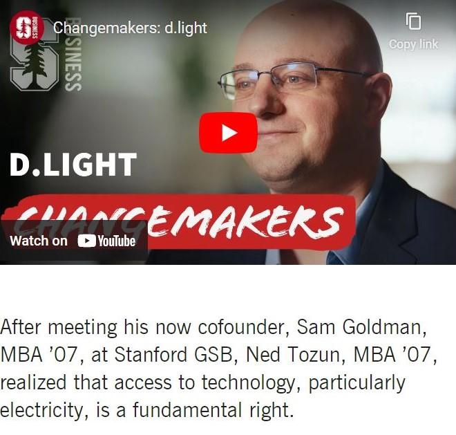 d.light Co-Founder Ned Tozun’s Interview with his Alma Mater