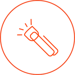 Portable Torch for Outdoor Use
